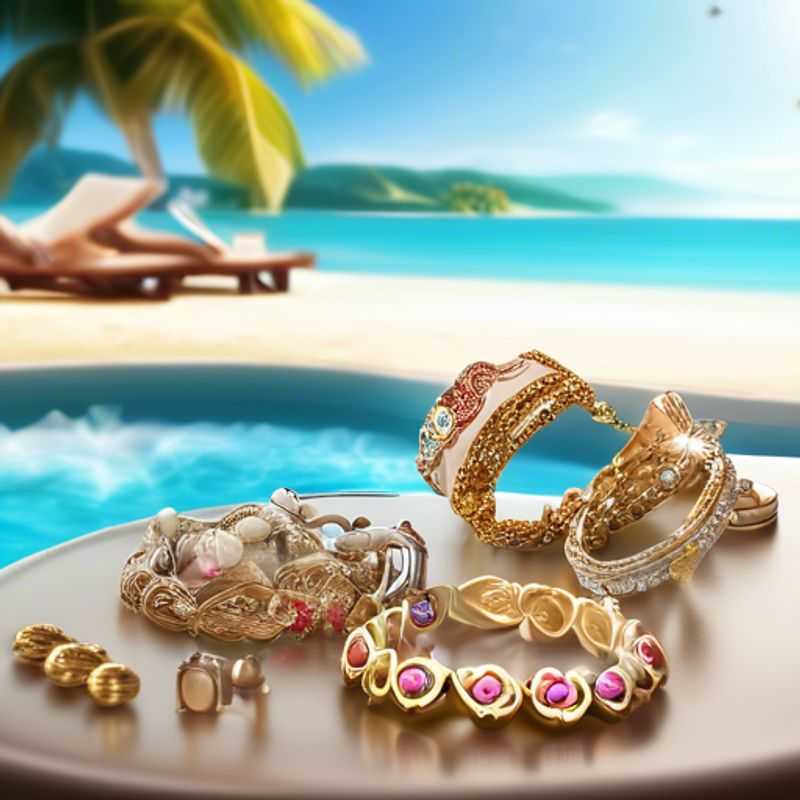 A dazzling array of jewelry, all for just one dollar!