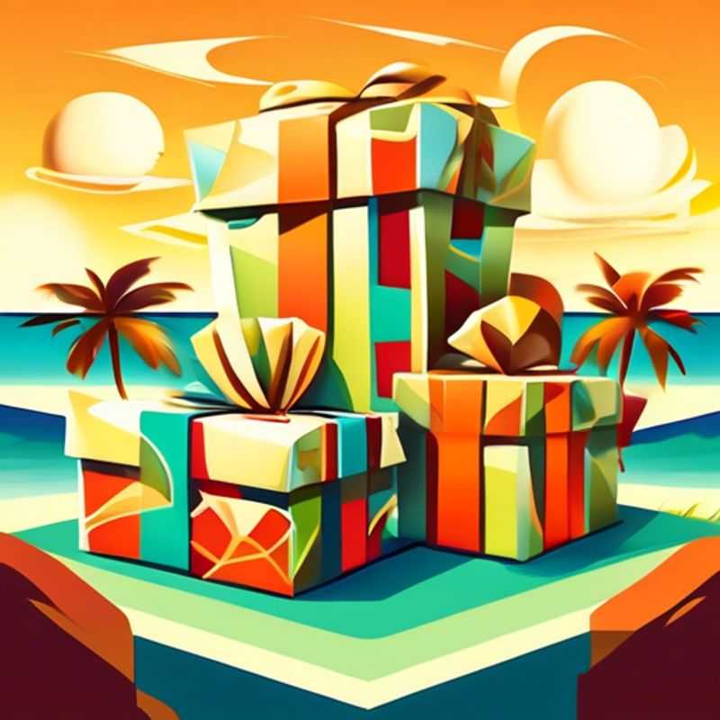A colorful assortment of unique and fun gifts, all for just one dollar!