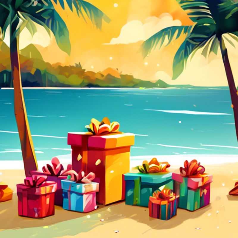 A colorful assortment of inexpensive presents, all priced under $1.