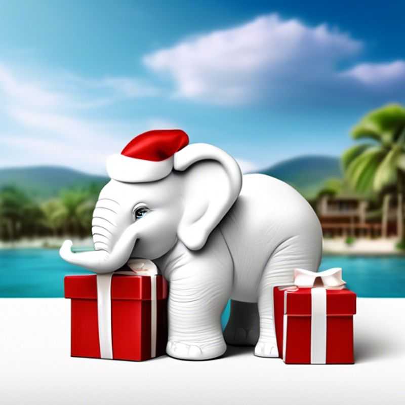Witte Olifant Geschenken voor 1 Dollar