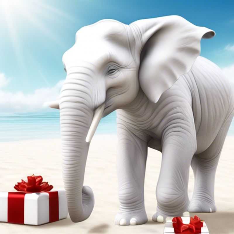 A colorful assortment of White Elephant gifts, all priced under $1.