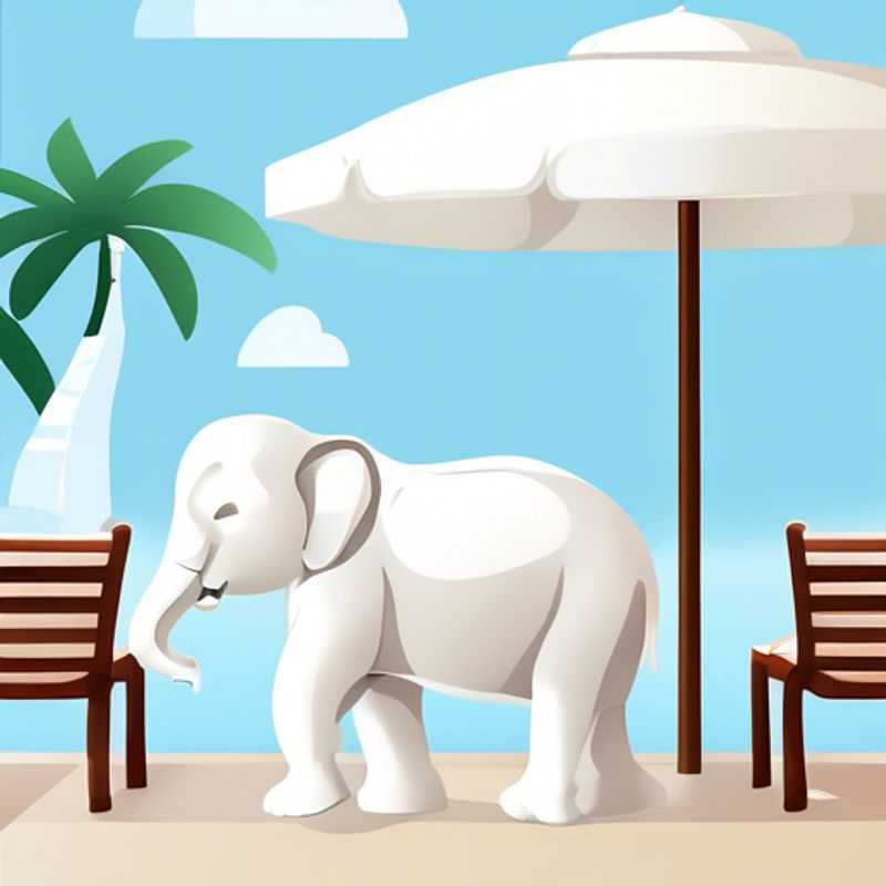 A table filled with a colorful assortment of White Elephant gifts, all priced at $1 or less.