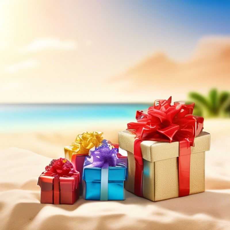 A table filled with an assortment of colorful and interesting gifts, all for just one dollar.