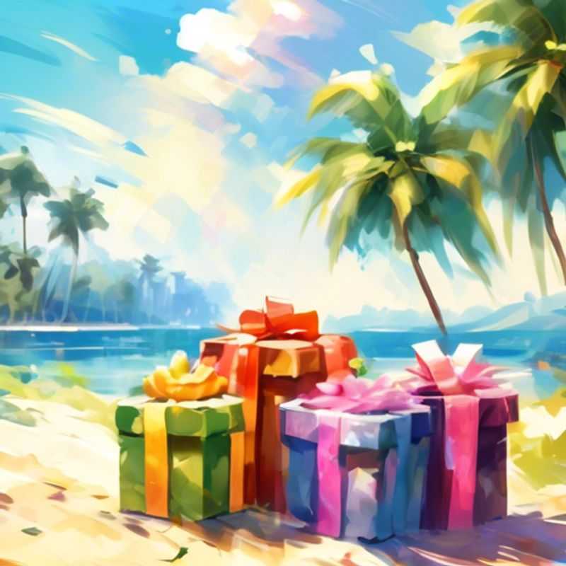 A pile of assorted, colorful gifts, each costing just $1.