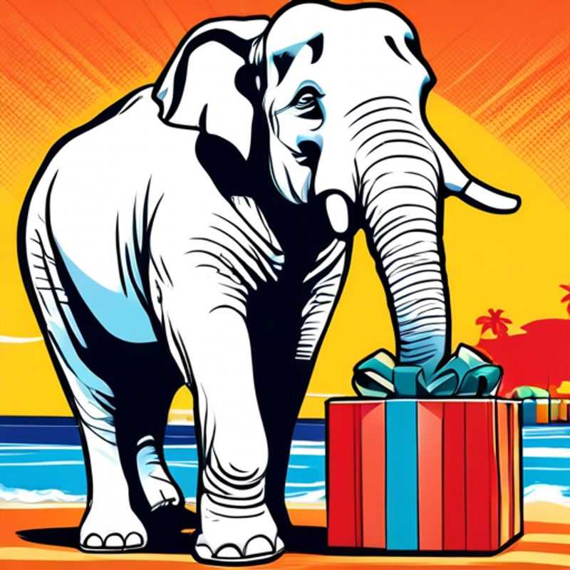 Presentes de Elefante Branco por US$ 1 para sua Festa de Troca de Presentes