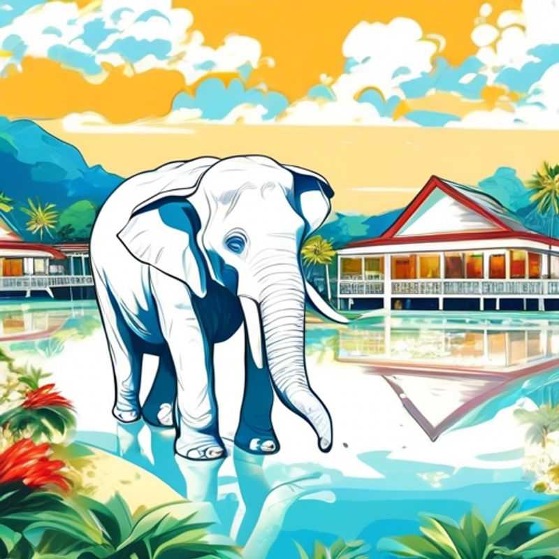 Cadeaux d'éléphant blanc à 1 dollar