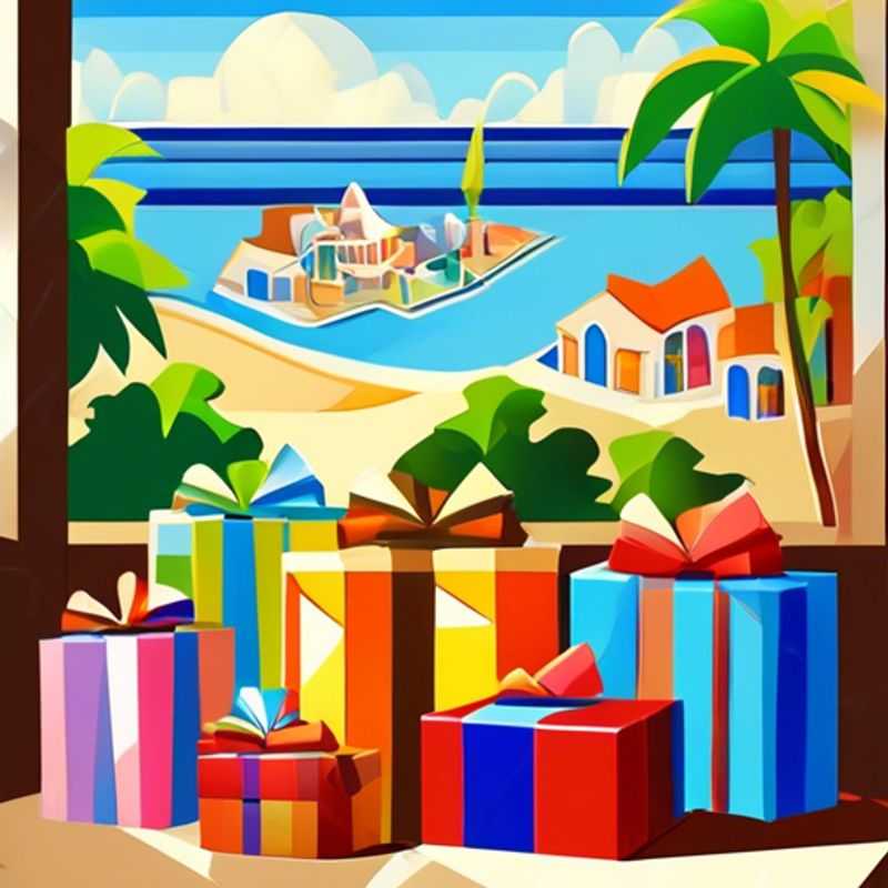 A colorful array of gifts, all priced at $1 or less.
