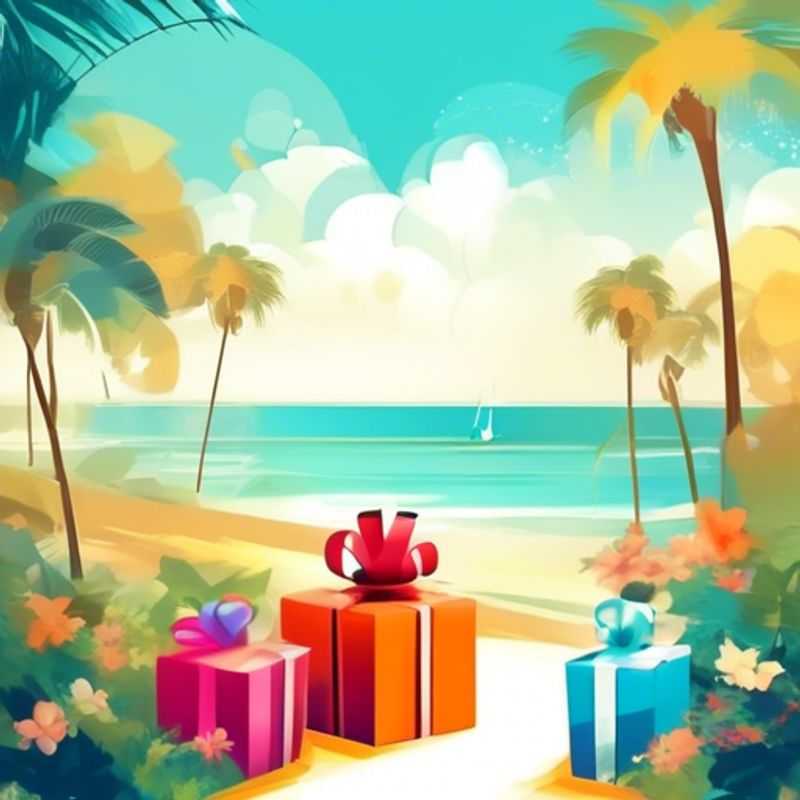 A colorful assortment of budget-friendly gift ideas, all under $1.