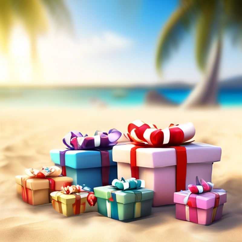 A colorful assortment of inexpensive gifts, all priced under one dollar.