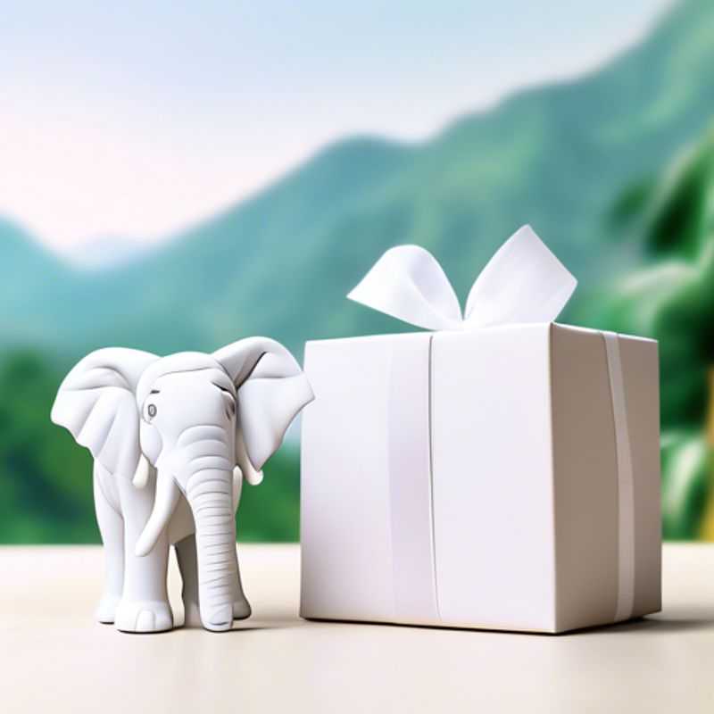 Presentes de Elefante Branco por Menos de 1 Dólar para sua Festa de Troca de Presentes