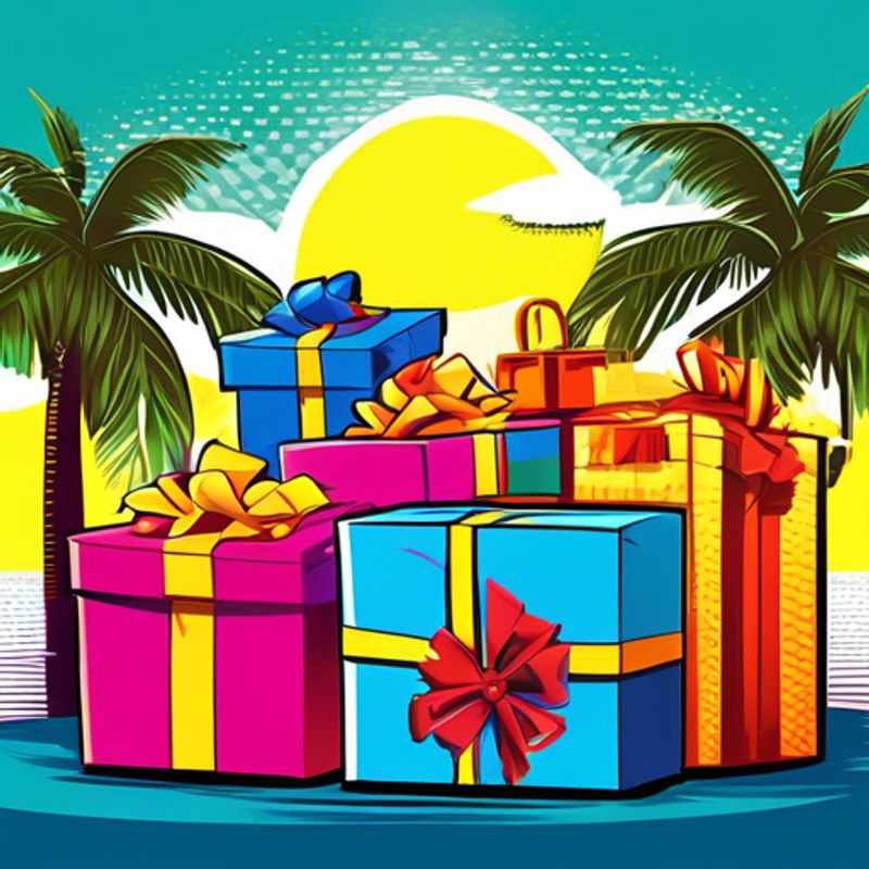 A collection of inexpensive gifts, each priced around $1.