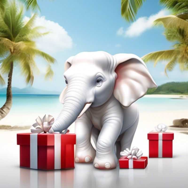 Presentes de Elefante Branco por Menos de 1 Dólar para o Amigo Secreto
