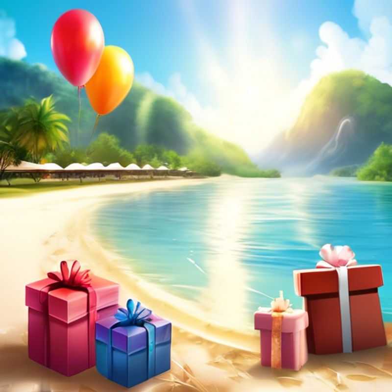 A colorful array of birthday gifts, all under $1!