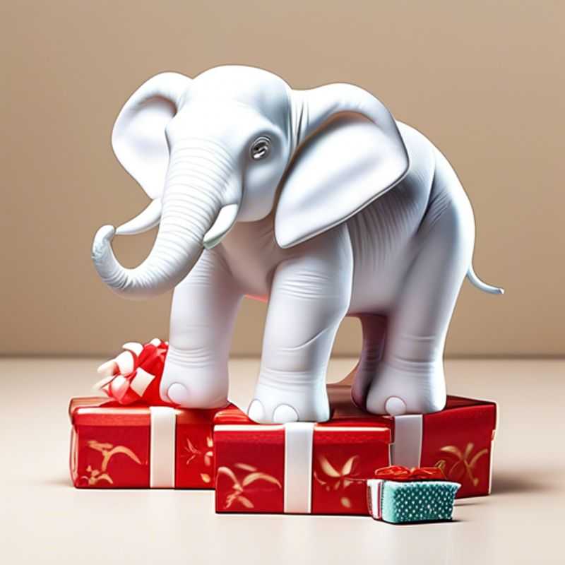 A table full of inexpensive and fun White Elephant gifts under $1.