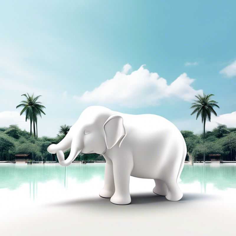 Regalos de Elefante Blanco por Menos de $1 para el Intercambio de Regalos