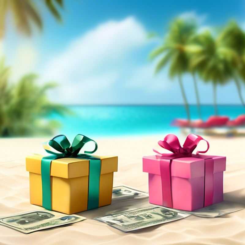 A pile of colorful, enticing gifts, each priced at just $1!
