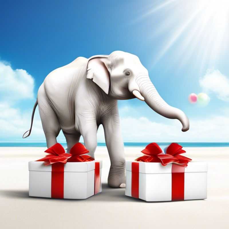 Witte Olifant Cadeaus onder €1 voor je volgende cadeau-uitwisseling.