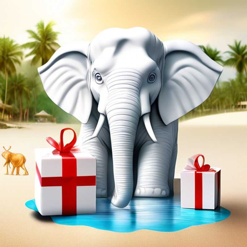 Regalos de Elefante Blanco por Menos de $1 para el Intercambio de Regalos