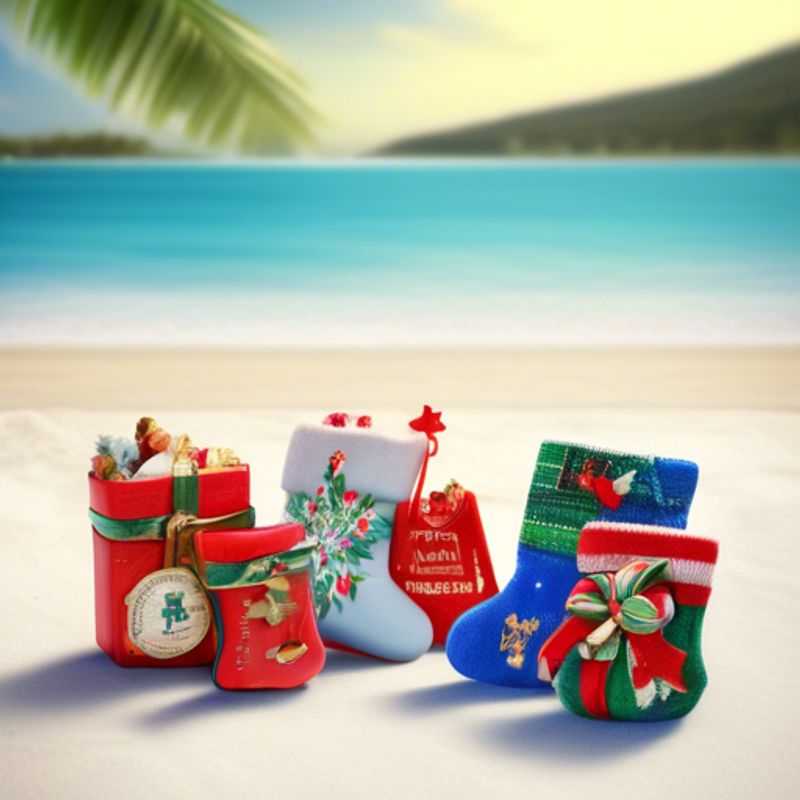Enfeites de Natal por US$ 1 para colocar na meia