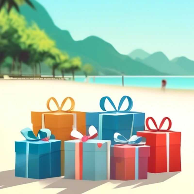 A colorful assortment of inexpensive gifts, all priced under one dollar.
