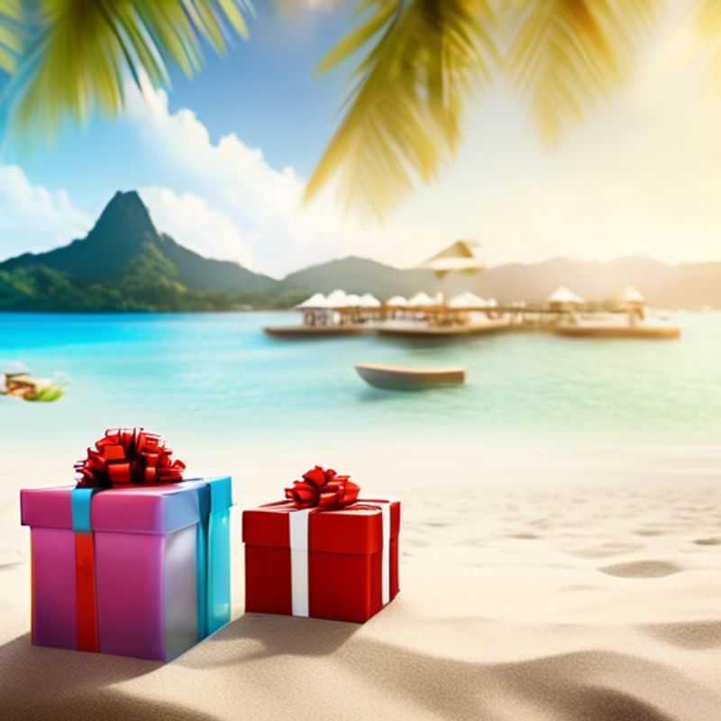 A colorful assortment of gifts, all priced at $1 or less, including small toys, trinkets, and stationery.