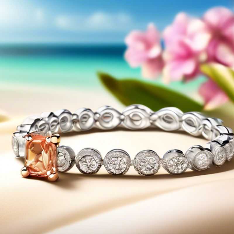 A close-up of a dazzling piece of jewelry for just one dollar!