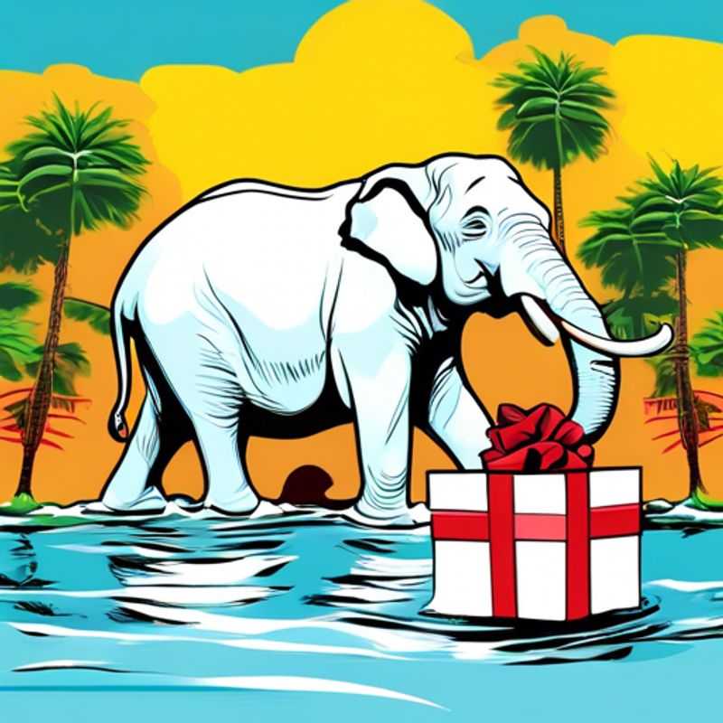 Presentes de Elefante Branco por US$ 1 para sua Festa de Troca de Presentes