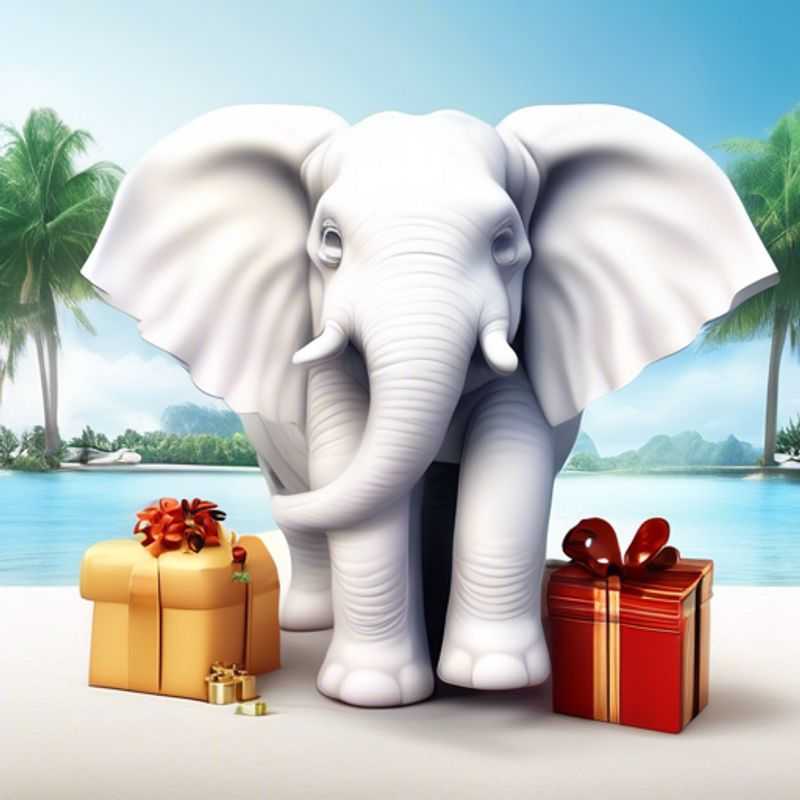 A table filled with an assortment of fun and quirky White Elephant gifts, all for under $1 dollar.