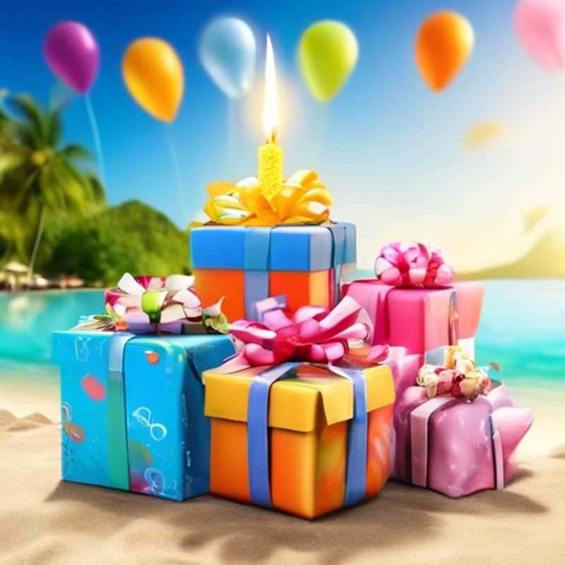 A collection of birthday gifts, all under $1, perfect for a budget-friendly celebration.