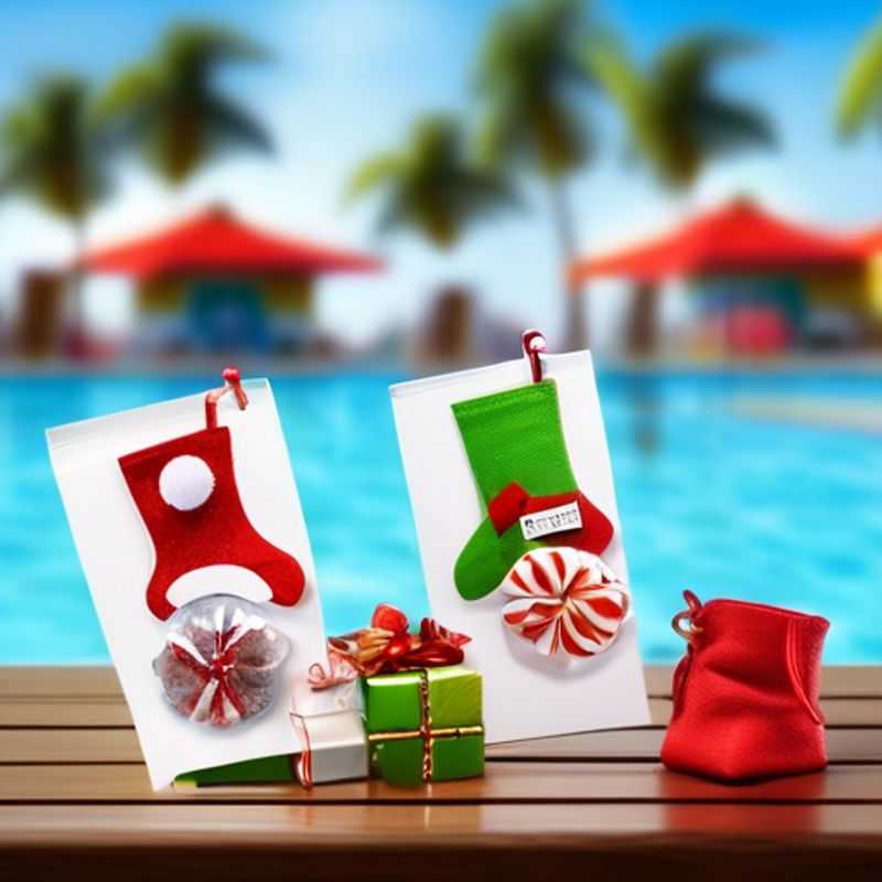 A colorful assortment of stocking stuffers, all priced under $1, perfect for finding affordable holiday gifts.
